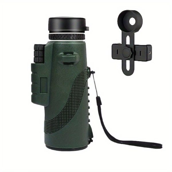 A Powerful Telescope for Adults, Featuring a High-Definition 10X Magnification with a 42Mm Objective Lens Made of All-Optical Glass. It Supports Smartphone Photography, Making It Ideal for Outdoor Camping, Travel, Birdwatching - Image 3
