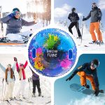 Heavy-Duty Colorful Fashion Snow Tubes/Inflatable Snowboards/Inflatable Snow Sleds, Foldable PVC Winter Water Slides, Suitable for Skiing/Snow Drifting/Winter Activities/Outdoor Family Leisure Activities, Winter Sports, Christmas/New Year Gifts. - Image 10