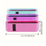 8pcs Yoga Resistance Bands Set for Leg and Hip Shaping, Multi-Level Tension Fitness Equipment with Ankle Straps - Image 2