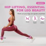 8pcs Yoga Resistance Bands Set for Leg and Hip Shaping, Multi-Level Tension Fitness Equipment with Ankle Straps - Image 5