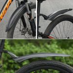 Set of Mountain Bike Fenders - Black Plastic, Compatible with Any Bicycle, Comes with 2 Fenders, Mounting Brackets, And Screws - Image 8