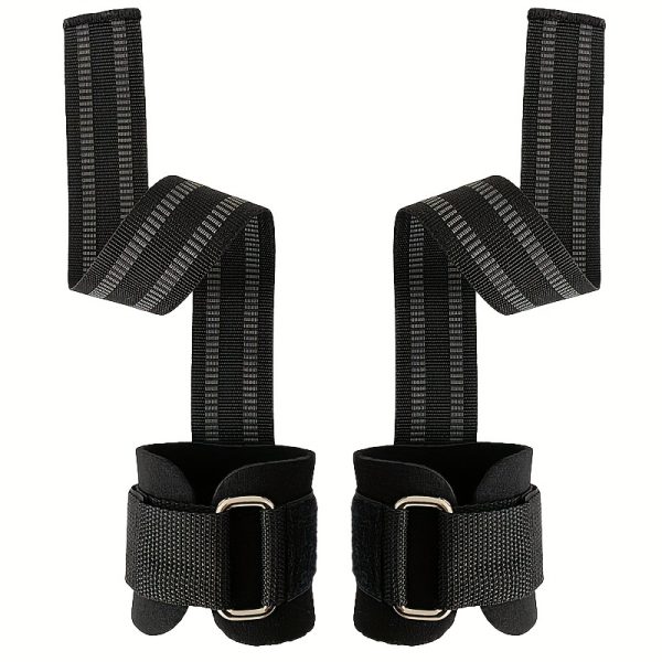 Adjustable Wrist Support Wraps (2pcs), High-Tracction Fitness Wrist Support Bands - Enhanced Palm Support & Non-Slip Pull-Up Grip - Durable Pair for Powerlifting, Weightlifting, Bodybuilding, Pull-Ups, Chin-Ups - Image 5