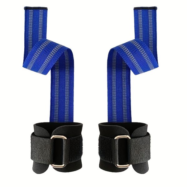 Adjustable Wrist Support Wraps (2pcs), High-Tracction Fitness Wrist Support Bands - Enhanced Palm Support & Non-Slip Pull-Up Grip - Durable Pair for Powerlifting, Weightlifting, Bodybuilding, Pull-Ups, Chin-Ups - Image 3