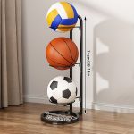 Indoor Storage Rack for Kids' Basketballs And Footballs - Image 2