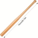Wooden Baseball Bats 81.28 cm Solid Baseball Bar Outdoor Sports Fitness for Youth Adult Training Practice - Image 3
