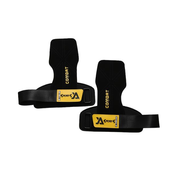 Combat-Style Non-Slip Resistance Bands for Pull-Ups & Lat Pulldowns - High-Strength, Adjustable Hand Grips with "COMBAT" Branding, Black & Orange, Perfect for Home Gym & Fitness Training, Workout Accessories, Combatstyle Design, Durable Fabric Straps - Image 3