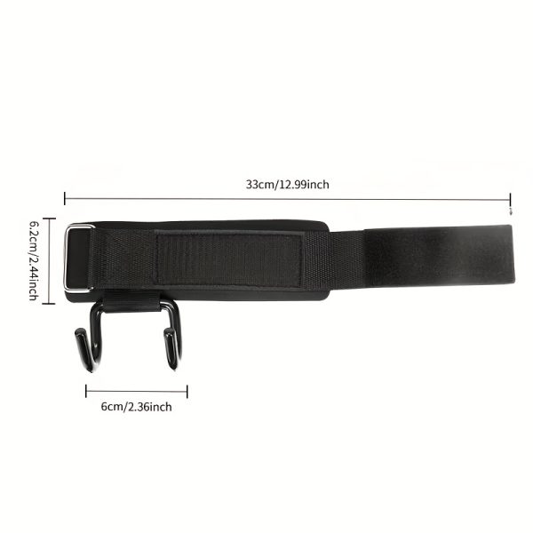 2pcs Widened Weightlifting Grips Hooks, Pull-Up Assist Wrist Straps, Dumbbell/Barbell Training Aid Equipment, Deadlift Booster, Suitable for Daily Fitness Exercises, Gym Accessories, Sports Accessories - Image 5