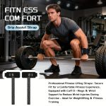 2pcs Heavy-Duty Anti-Slip Grip Straps - Thickened Material, Non-Slip Wristbands for Deadlifts, Pull-Ups, Barbell, Gym Equipment - Durable Workout Straps with Secure Fit - Image 6