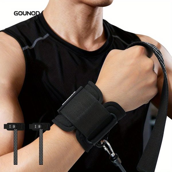 2pcs Heavy-Duty Anti-Slip Grip Straps - Thickened Material, Non-Slip Wristbands for Deadlifts, Pull-Ups, Barbell, Gym Equipment - Durable Workout Straps with Secure Fit - Image 8