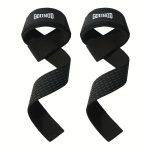 2pcs Lifting Wrist Straps for Weightlifting Silicone Anti-slip Weight Lifting Straps for Men & Women Gym Fitness Deadlift Straps - Image 3