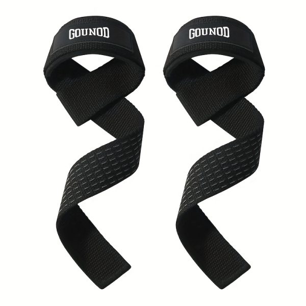 2pcs Lifting Wrist Straps for Weightlifting Silicone Anti-slip Weight Lifting Straps for Men & Women Gym Fitness Deadlift Straps - Image 3