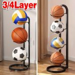 Indoor Storage Rack for Kids' Basketballs And Footballs - Image 9