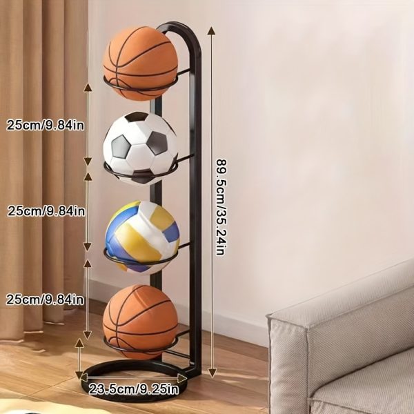 Indoor Storage Rack for Kids' Basketballs And Footballs - Image 3
