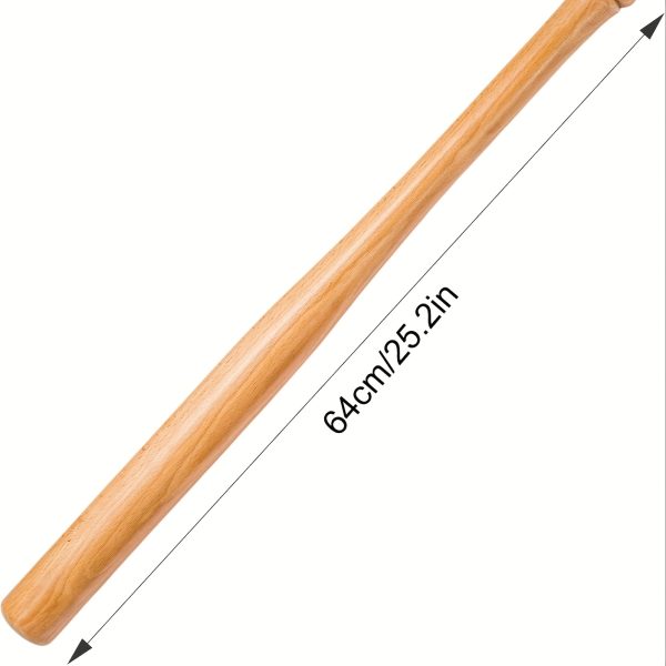 Wooden Baseball Bats 81.28 cm Solid Baseball Bar Outdoor Sports Fitness for Youth Adult Training Practice - Image 5