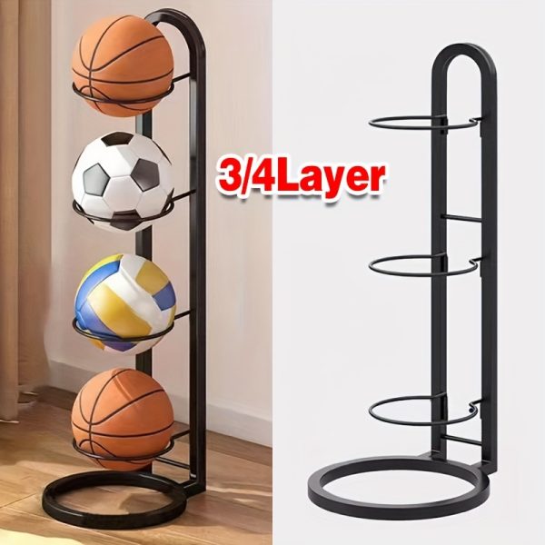 Indoor Storage Rack for Kids' Basketballs And Footballs - Image 8