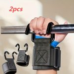 2pcs Widened Weightlifting Grips Hooks, Pull-Up Assist Wrist Straps, Dumbbell/Barbell Training Aid Equipment, Deadlift Booster, Suitable for Daily Fitness Exercises, Gym Accessories, Sports Accessories - Image 4