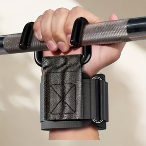 2pcs Widened Weightlifting Grips Hooks, Pull-Up Assist Wrist Straps, Dumbbell/Barbell Training Aid Equipment, Deadlift Booster, Suitable for Daily Fitness Exercises, Gym Accessories, Sports Accessories