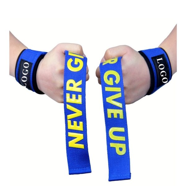 1pair Padded Wrist Straps For Weightlifting, Silica Gel Gym Wrist Straps, Workout Grips For Pull Ups And Barbell Lifting - Image 8