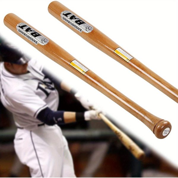 Wooden Baseball Bats 81.28 cm Solid Baseball Bar Outdoor Sports Fitness for Youth Adult Training Practice - Image 8